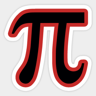 PI Symbol Math Design Sticker